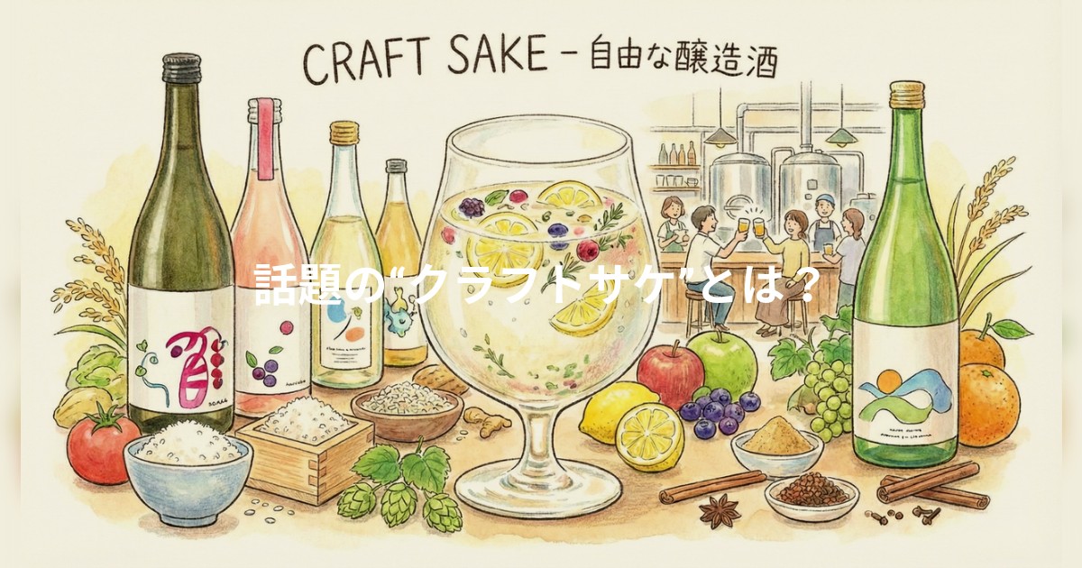 話題の“クラフトサケ”とは?